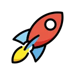 Rocket SVG Icon